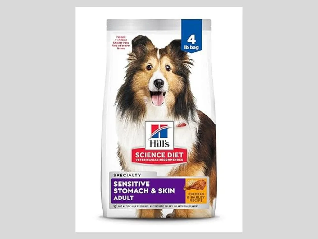 Hill’s Science Diet Sensitive Stomach & Skin dog food for digestive health