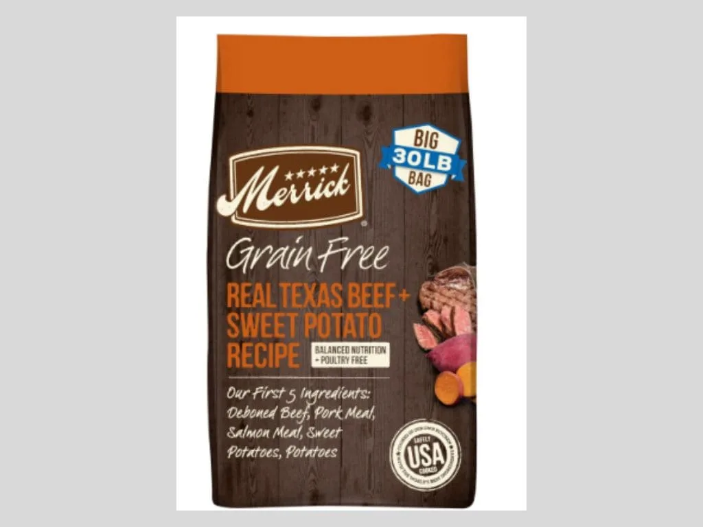 Merrick Limited Ingredient Diet Grain-Free dog food for sensitive stomachs
