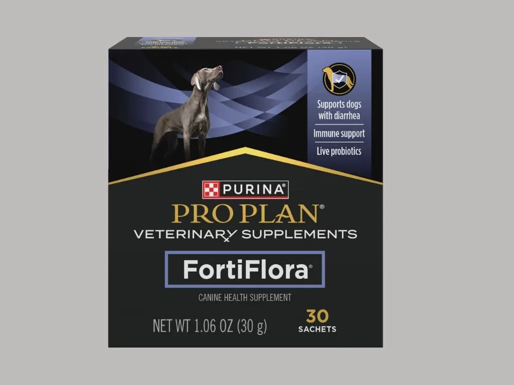 Best Probiotic for Dog Purina FortiFlora Canine Nutritional Supplement for digestive problems.