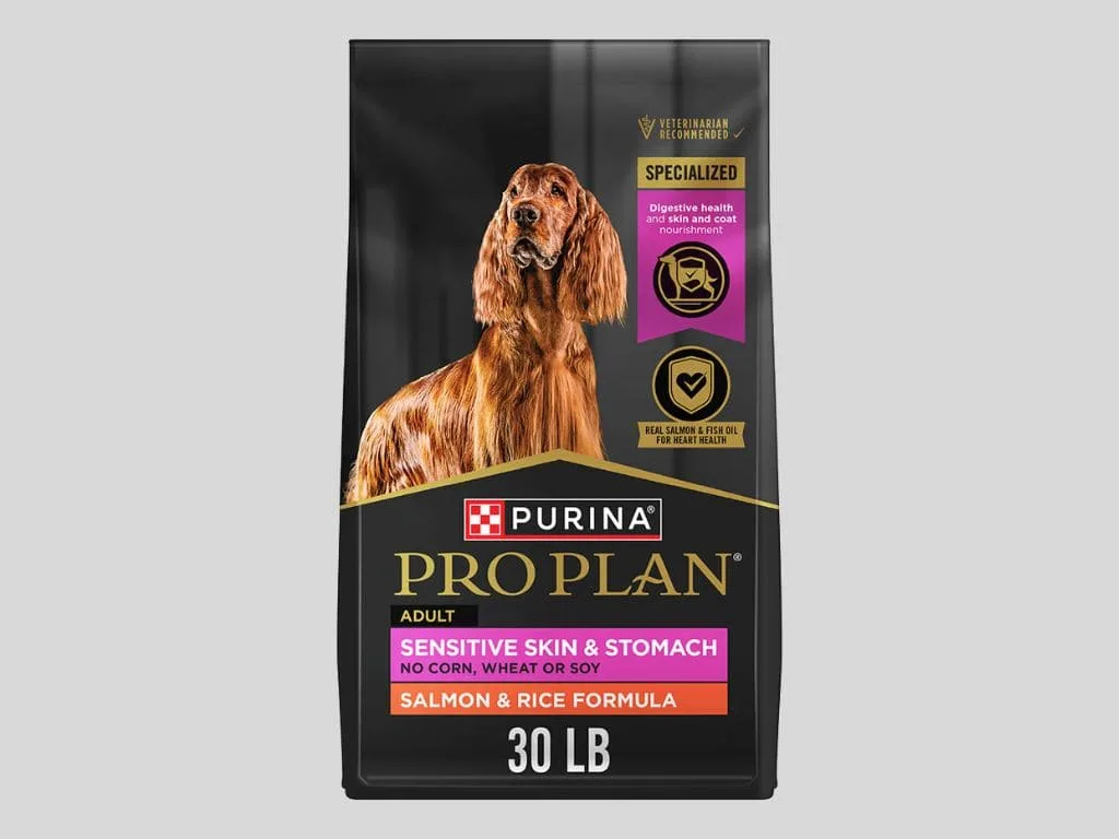 Purina Pro Plan Sensitive Skin & Stomach Salmon & Rice Formula dog food