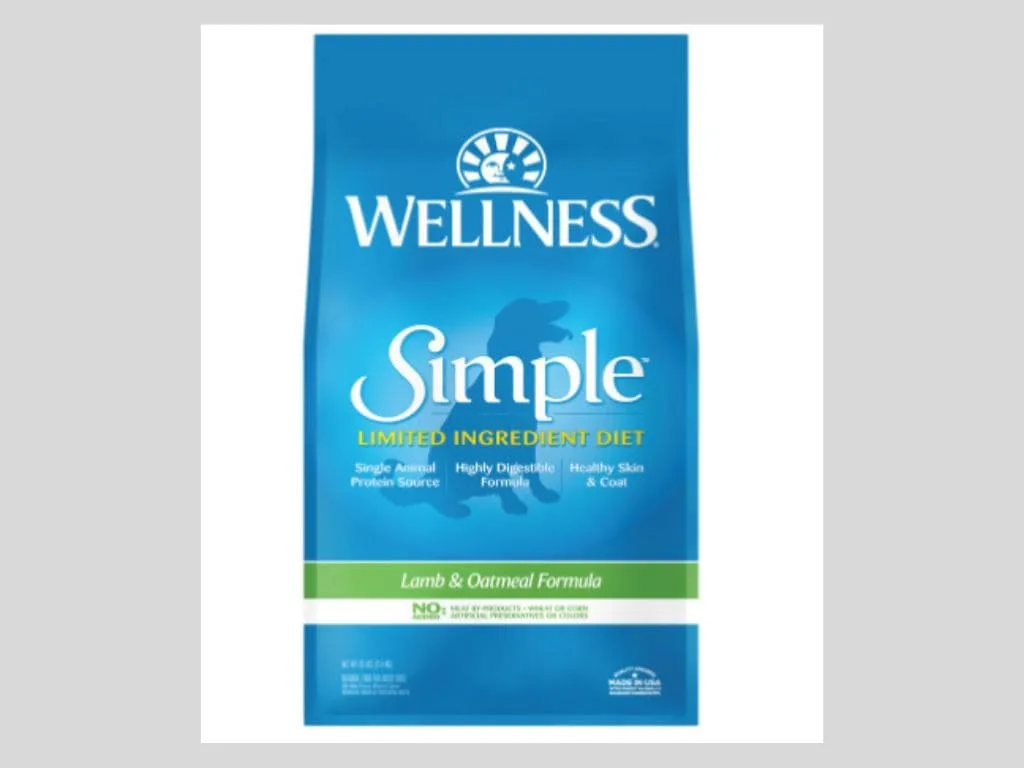 Wellness Simple Limited Ingredient Diet dog food for sensitive stomachs