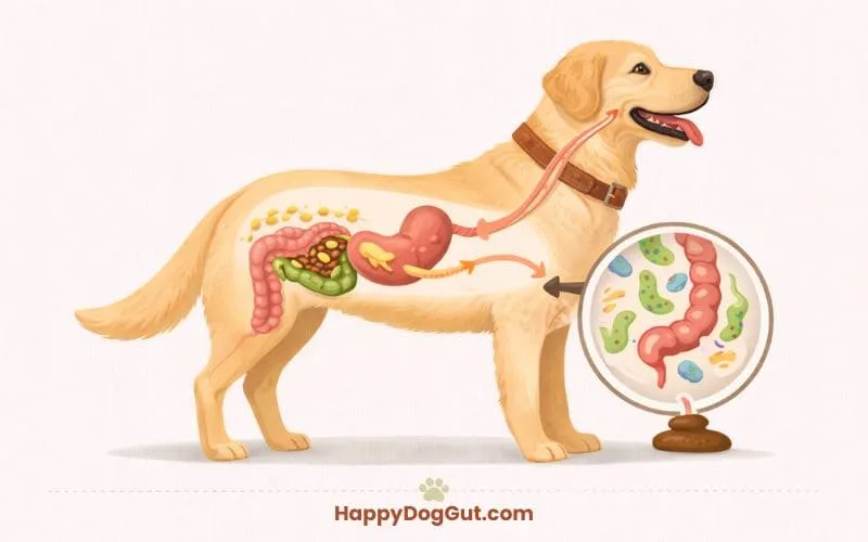 dog digestion process related to chronic diarrhea