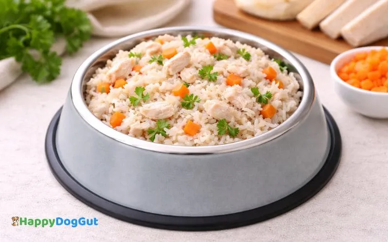 homemade chicken and rice for dogs with diarrhea