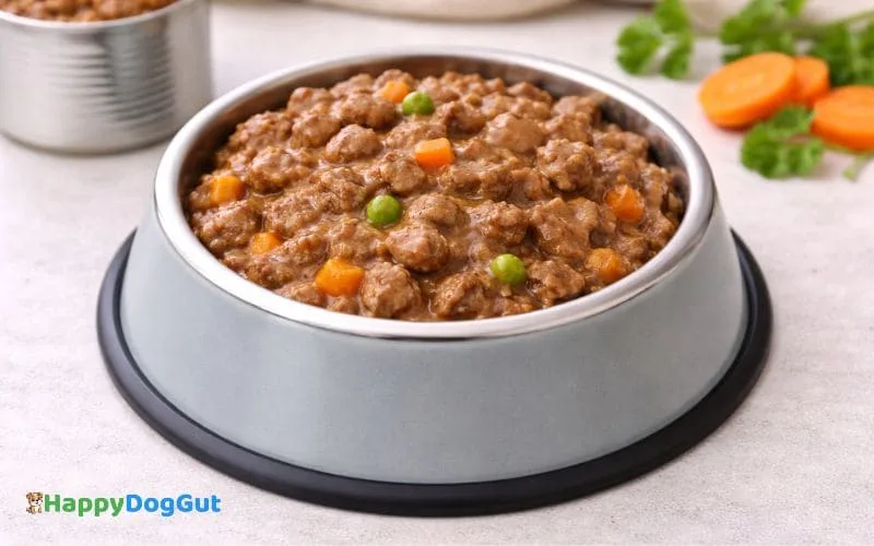 wet dog food for chronic diarrhea digestion support